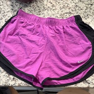 Nike Women's Athletic Shorts in Pink and Black